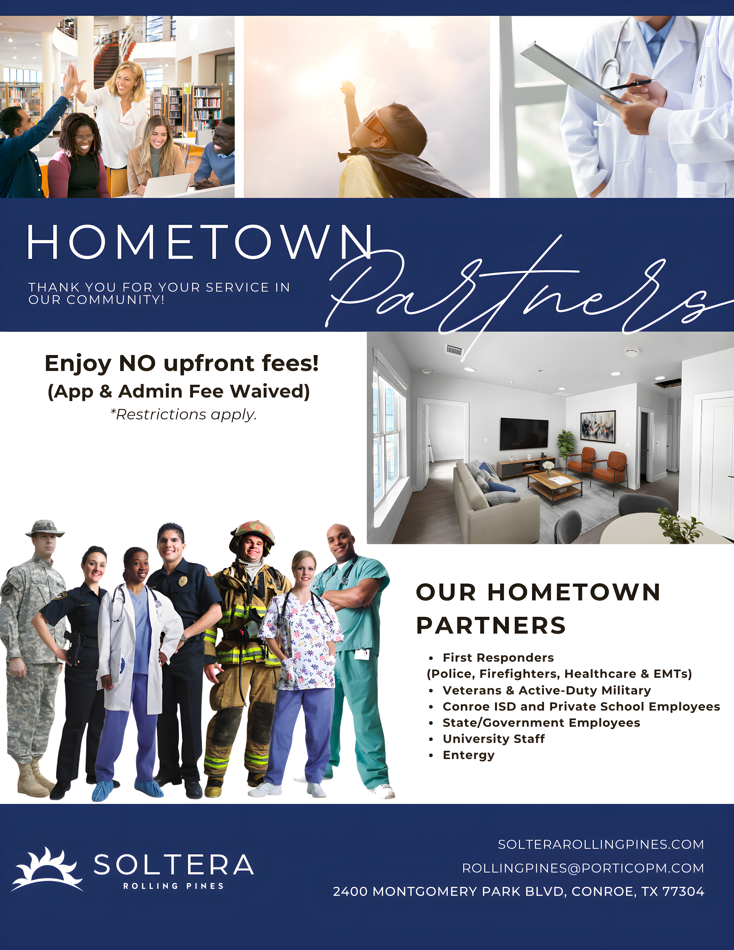 parc haus home town partners flyer at The parcHAUS at Firewheel Parkway